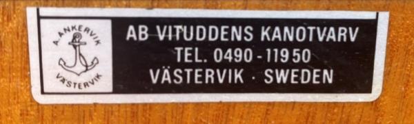 Svéd versenykajak, fából készült, eladó